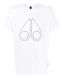Moose Knuckles Gerrard Logo Print T Shirt