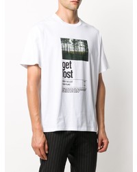Neil Barrett Get Lost Print T Shirt