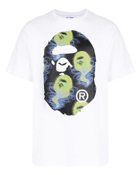 A Bathing Ape Ghost Print T Shirt