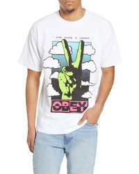Obey Give Peace A Chance Graphic Tee