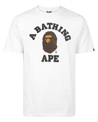 A Bathing Ape Glass Beads College T Shirt