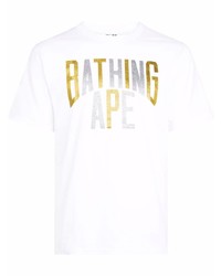 A Bathing Ape Glitter Nyc Logo T Shirt