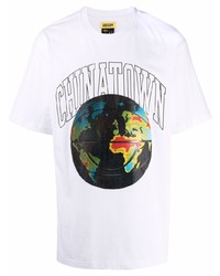 Chinatown Market Globe Arc Graphic Print T Shirt