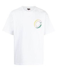 Clot Globe Logo Print T Shirt
