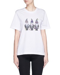 Markus Lupfer Gnome Trio Embroidered Print Alex T Shirt