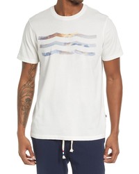 Sol Angeles Golden Hour Waves Graphic Tee In D White At Nordstrom
