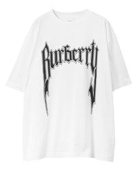 Burberry Gothic Logo Print T Shirt