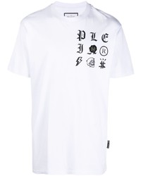 Philipp Plein Gothic Plein Logo Print T Shirt