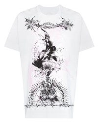 Givenchy Gothic Print Crewneck T Shirt