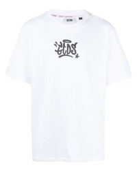 Gcds Graffiti Print Cotton T Shirt