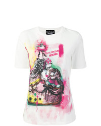 Boutique Moschino Graffiti Print T Shirt