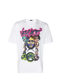 Versace Graffiti Print T Shirt