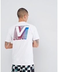 Vans Grand T Shirt With Back Print In White Va3h6nwht
