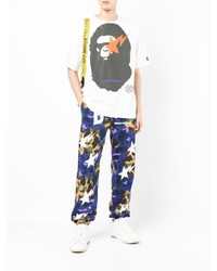 A Bathing Ape Graphic Logo Print T Shirt