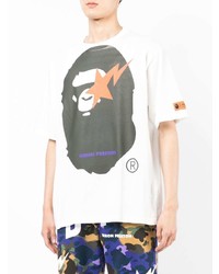 A Bathing Ape Graphic Logo Print T Shirt