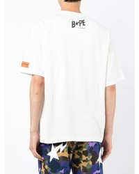 A Bathing Ape Graphic Logo Print T Shirt