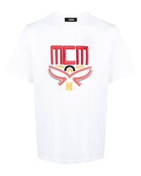 MCM Graphic Logo Print T Shirt