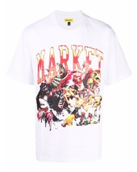 MARKET Graphic Logo Print T Shirt