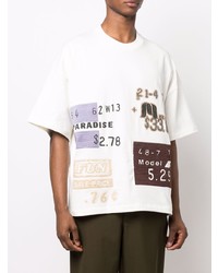 Jil Sander Graphic Patch Cotton T Shirt