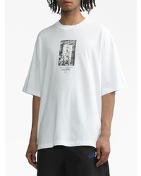 Off-White Graphic Print Cotton Jersey T Shirt