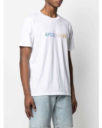 A.P.C. Graphic Print Cotton T Shirt