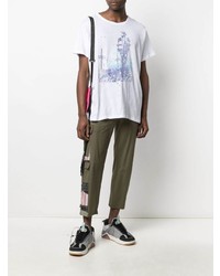 Greg Lauren Graphic Print Cotton T Shirt