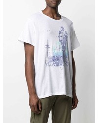 Greg Lauren Graphic Print Cotton T Shirt