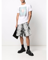 Just Cavalli Graphic Print Cotton T Shirt