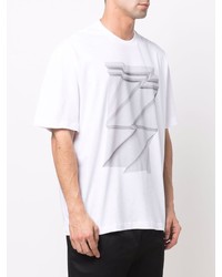 Z Zegna Graphic Print Cotton T Shirt