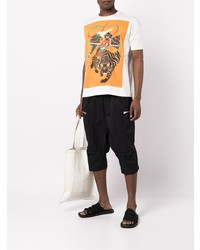 Junya Watanabe Graphic Print Cotton T Shirt