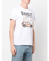 MC2 Saint Barth Graphic Print Cotton T Shirt