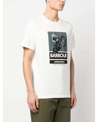 Barbour International Graphic Print Cotton T Shirt