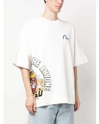 Evisu Graphic Print Cotton T Shirt