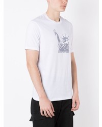 Armani Exchange Graphic Print Cotton T Shirt