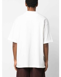 Jil Sander Graphic Print Cotton T Shirt