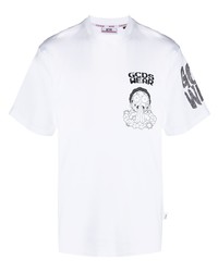 Gcds Graphic Print Cotton T Shirt