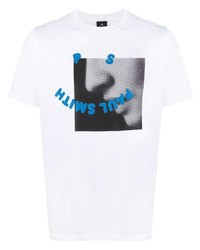 PS Paul Smith Graphic Print Cotton T Shirt