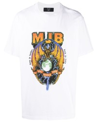 MJB Marc Jacques Burton Graphic Print Cotton T Shirt