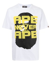 A Bathing Ape Graphic Print Cotton T Shirt