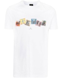 PS Paul Smith Graphic Print Cotton T Shirt