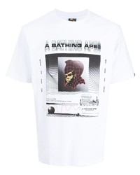 A Bathing Ape Graphic Print Cotton T Shirt