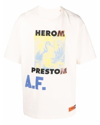 Heron Preston Graphic Print Cotton T Shirt