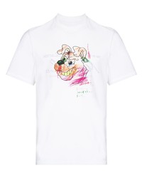 Martine Rose Graphic Print Cotton T Shirt