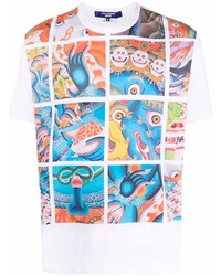 Junya Watanabe MAN Graphic Print Cotton T Shirt