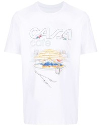 Casablanca Graphic Print Cotton T Shirt