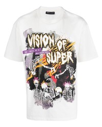 Vision Of Super Graphic Print Cotton T Shirt