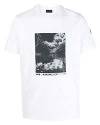 Moncler Graphic Print Cotton T Shirt
