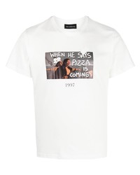 Throwback. Graphic Print Cotton T Shirt