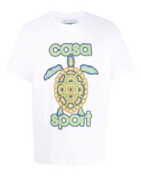 Casablanca Graphic Print Cotton T Shirt