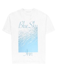 BLUE SKY INN Graphic Print Cotton T Shirt